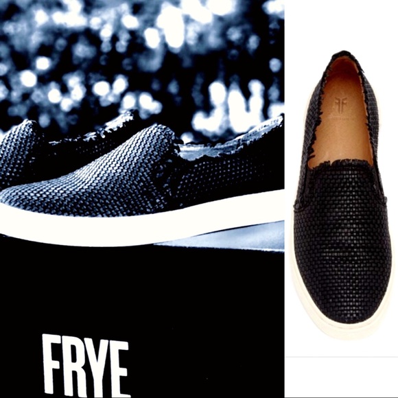 5⭐️rated 1 left💥NIB FRYE Woven Slip-On Sneaker - Picture 2 of 8